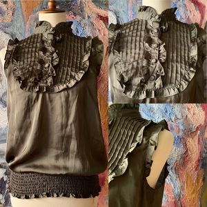 Blouse green military,  size s